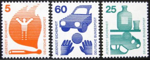 Potovn znmky Nmecko 1971 Prevence proti nehodm ronk - zvtit obrzek