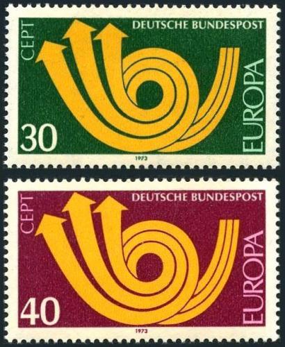 Poštovní známky Nìmecko 1973 Evropa CEPT Mi# 768-69