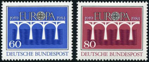 Poštovní známky Nìmecko 1984 Evropa CEPT Mi# 1210-11