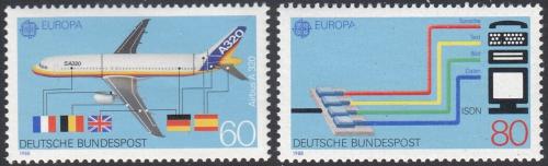 Poštovní známky Nìmecko 1988 Evropa CEPT, doprava a komunikace Mi# 1367-68