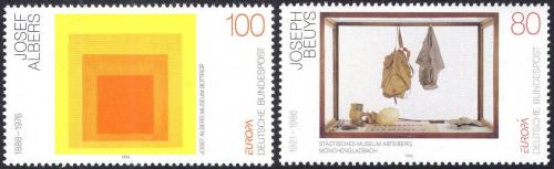 Poštovní známky Nìmecko 1993 Evropa CEPT, moderní umìní Mi# 1673-74