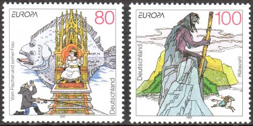 Poštovní známky Nìmecko 1997 Evropa CEPT, legendy Mi# 1915-16 