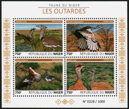 Poštovní známky Niger 2015 Drop velký Mi# 3775-78 Kat 12€