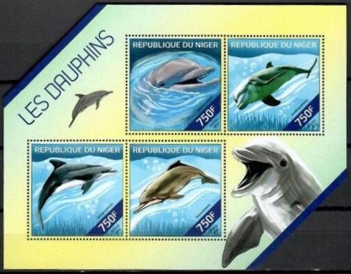 Poštovní známky Niger 2014 Delfíni Mi# 2865-68 Kat 12€