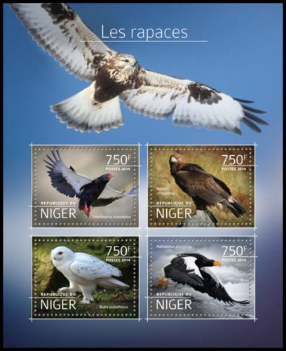 Poštovní známky Niger 2014 Dravci Mi# 3194-97 Kat 12€