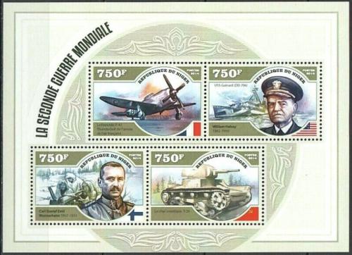 Poštovní známky Niger 2014 Druhá svìtová válka Mi# Mi# 3110-13 Kat 12€