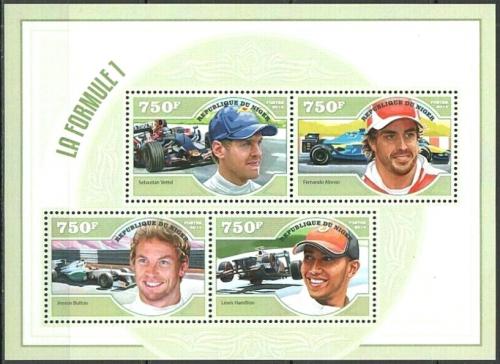 Poštovní známky Niger 2014 Jezdci Formule 1 Mi# 3100-03 Kat 12€