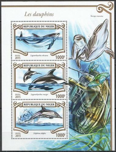 Poštovní známky Niger 2015 Delfíni Mi# 3534-36 Kat 12€