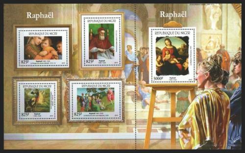 Poštovní známky Niger 2015 Umìní, Raffael Mi# 3687-91 Kat 24€ 