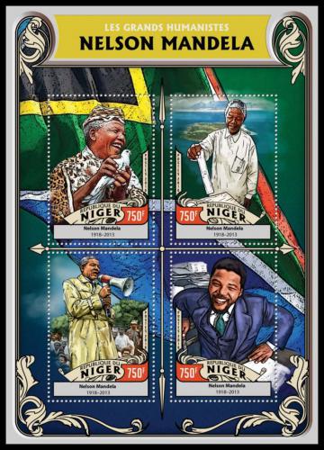 Poštovní známky Niger 2016 Nelson Mandela Mi# 4307-10 Kat 12€