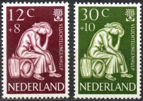 Poštovní známky Nizozemí 1960 Svìtový rok uprchlíkù Mi# 744-45