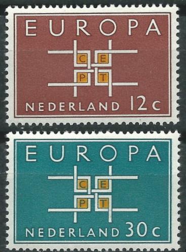 Poštovní známky Nizozemí 1963 Evropa CEPT Mi# 806-07