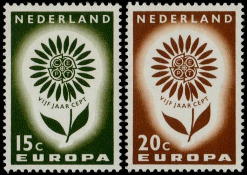 Poštovní známky Nizozemí 1964 Evropa CEPT Mi# 827-28