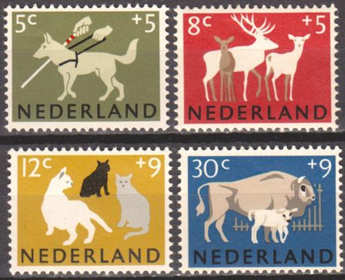 Poštovní známky Nizozemí 1964 Savci Mi# 818-21