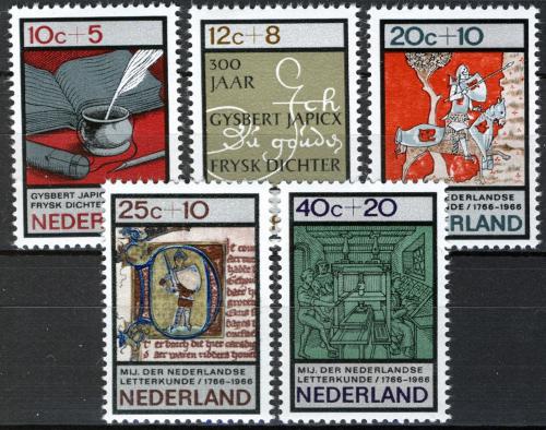Potovn znmky Nizozem 1966 Vro Mi# 858-62