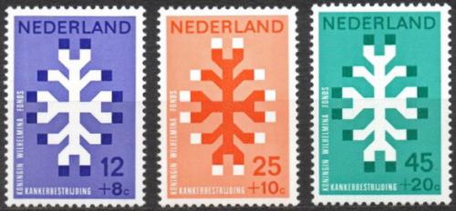 Potovn znmky Nizozem 1969 Boj proti rakovin Mi# 923-25