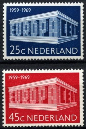 Poštovní známky Nizozemí 1969 Evropa CEPT Mi# 920-21