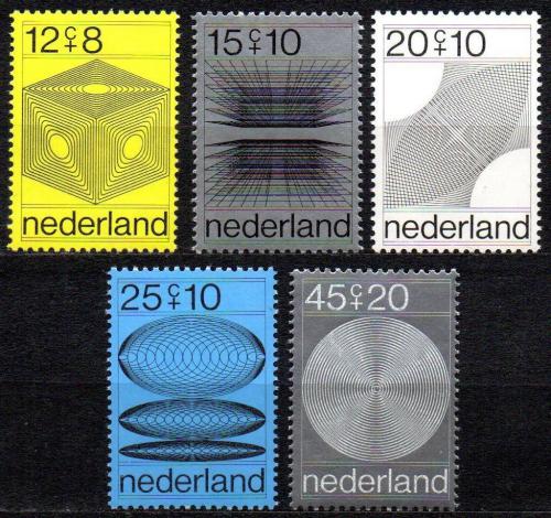Potovn znmky Nizozem 1970 Potaov grafika Mi# 936-40 Kat 6