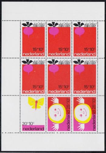 Poštovní známky Nizozemí 1971 Dìtské ilustrace Mi# Block 10 Kat 12€