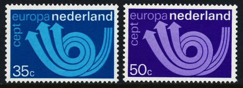 Poštovní známky Nizozemí 1973 Evropa CEPT Mi# 1011-12