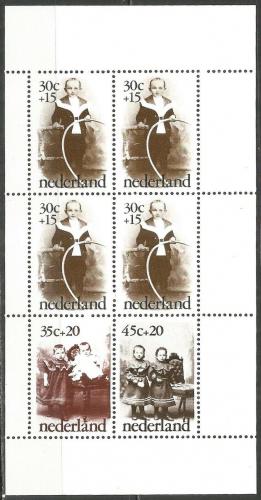 Poštovní známky Nizozemí 1974 Fotografie dìtí Mi# Block 13