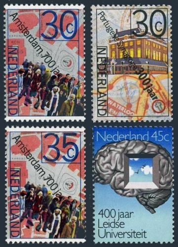 Poštovní známky Nizozemí 1975 Rùzná výroèí Mi# 1043-46 A