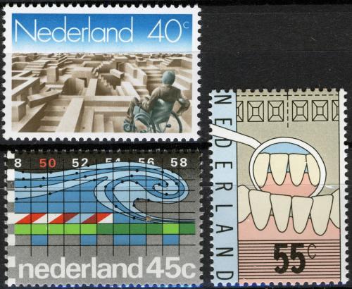 Poštovní známky Nizozemí 1977 Výroèí Mi# 1106-08