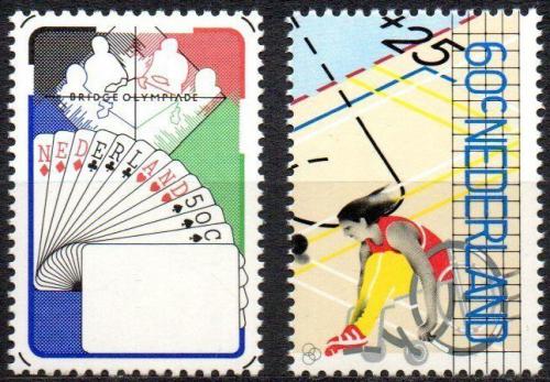 Poštovní známky Nizozemí 1980 Olympiády Mi# 1163-64