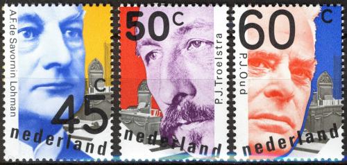 Poštovní známky Nizozemí 1980 Politici Mi# 1151-53