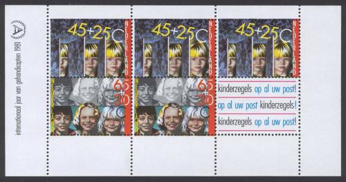 Poštovní známky Nizozemí 1981 Mezinárodní rok postižených Mi# Block 23