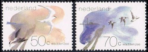Potovn znmky Nizozem 1982 Vodn ptci Mi# 1209-10 - zvtit obrzek