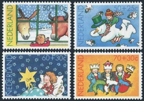 Poštovní známky Nizozemí 1983 Dìti a vánoce Mi# 1241-44