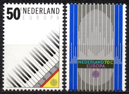 Poštovní známky Nizozemí 1985 Evropa CEPT, rok hudby Mi# 1274-75