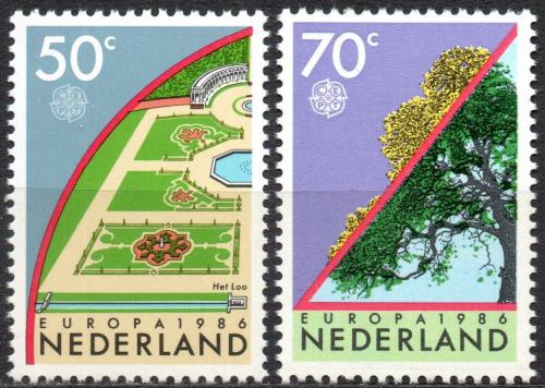 Poštovní známky Nizozemí 1986 Evropa CEPT, ochrana pøírody Mi# 1292-93