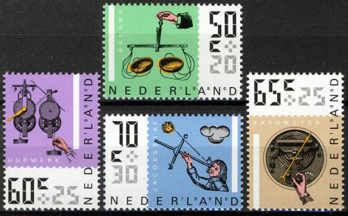 Poštovní známky Nizozemí 1986 Mìøící pøístroje Mi# 1288-91