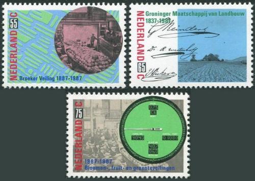 Poštovní známky Nizozemí 1987 Výroèí Mi# 1320-22