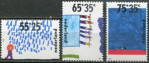 Poštovní známky Nizozemí 1988 Dìti a voda Mi# 1353-55
