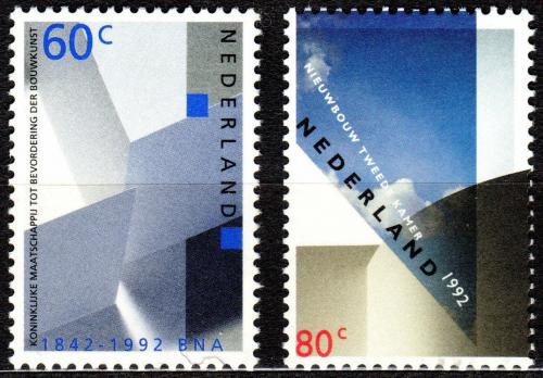Poštovní známky Nizozemí 1992 Architektura Mi# 1439-40