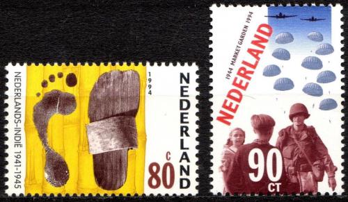 Poštovní známky Nizozemí 1994 Války Mi# 1520-21