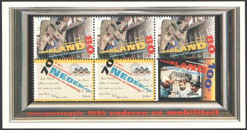 Poštovní známky Nizozemí 1995 Mobilita ve stáøí Mi# Block 43 Kat 10€