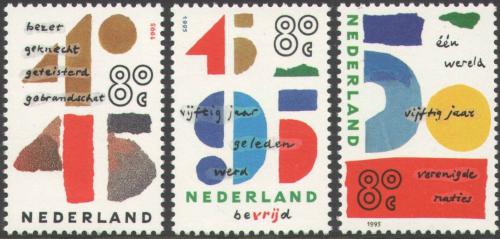 Poštovní známky Nizozemí 1995 Výroèí Mi# 1543-45