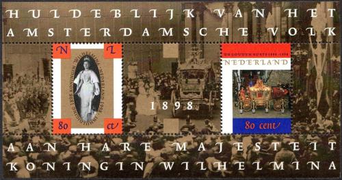 Poštovní známky Nizozemí 1998 Královská výroèí Mi# Block 56
