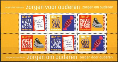Poštovní známky Nizozemí 1998 Práce seniorù Mi# Block 55 Kat 7.50€