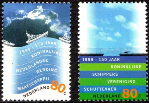 Poštovní známky Nizozemí 1999 Vodní zemì Mi# 1716-17