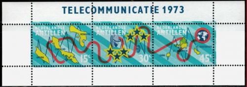 Poštovní známky Nizozemské Antily 1973 Rozvoj telekomunikací Mi# Block 2