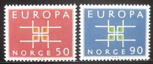 Poštovní známky Norsko 1963 Evropa CEPT Mi# 498-99