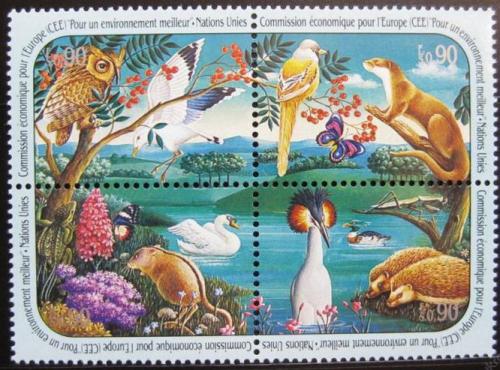 Poštovní známky OSN Ženeva 1991 Fauna Mi# 194-97 Kat 9.50€