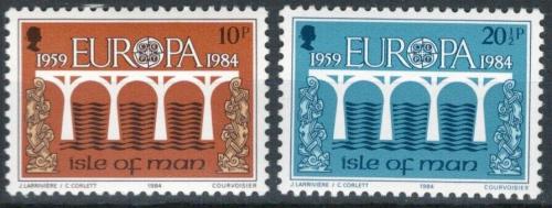 Poštovní známky Ostrov Man 1984 Evropa CEPT Mi# 261-62