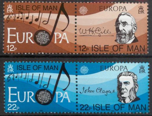 Poštovní známky Ostrov Man 1985 Evropa CEPT, rok hudby Mi# 278-81