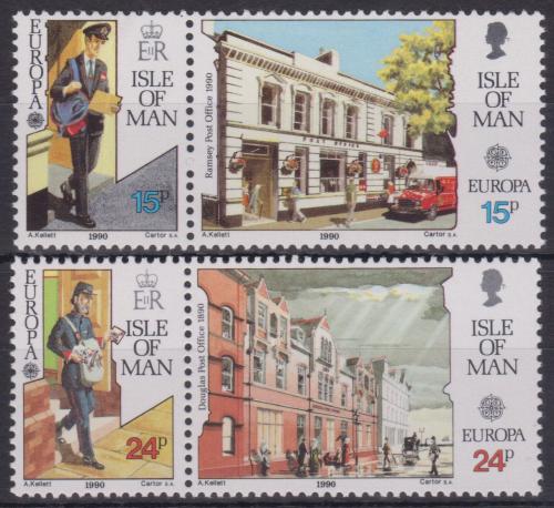Poštovní známky Ostrov Man 1990 Evropa CEPT, pošta Mi# 427-30